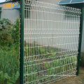 Fence a maglie di filo saldato con rivestimento in PVC bianco